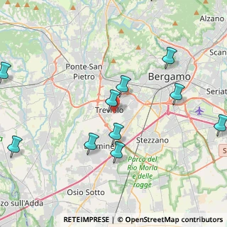 Mappa Viale Papa Giovanni XXIII, 24048 Treviolo BG, Italia (5.03364)