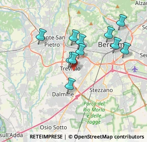 Mappa Viale Papa Giovanni XXIII, 24048 Treviolo BG, Italia (3.19818)