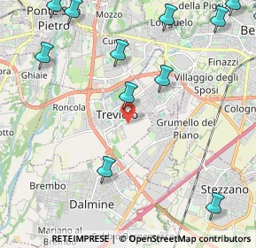 Mappa Viale Papa Giovanni XXIII, 24048 Treviolo BG, Italia (3.21643)