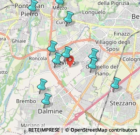 Mappa Viale Papa Giovanni XXIII, 24048 Treviolo BG, Italia (1.98273)