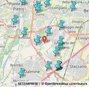 Mappa Viale Papa Giovanni XXIII, 24048 Treviolo BG, Italia (2.35105)