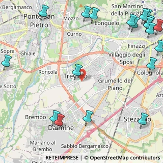 Mappa Viale Papa Giovanni XXIII, 24048 Treviolo BG, Italia (3.5915)