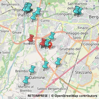 Mappa Viale Papa Giovanni XXIII, 24048 Treviolo BG, Italia (2.6785)
