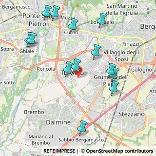 Mappa Viale Papa Giovanni XXIII, 24048 Treviolo BG, Italia (2.30231)