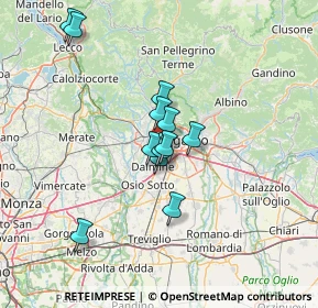 Mappa Viale Papa Giovanni XXIII, 24048 Treviolo BG, Italia (10.60667)