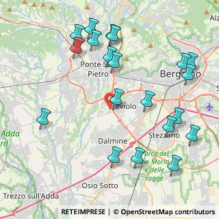 Mappa Via delle Industrie, 24048 Treviolo BG, Italia (4.908)