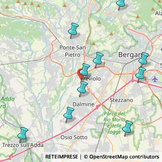 Mappa Via delle Industrie, 24048 Treviolo BG, Italia (5.82333)