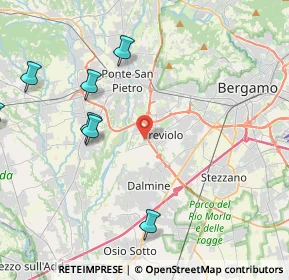 Mappa Via delle Industrie, 24048 Treviolo BG, Italia (6.41273)