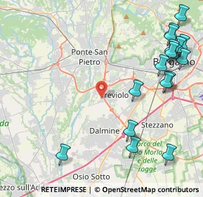 Mappa Via delle Industrie, 24048 Treviolo BG, Italia (5.63824)