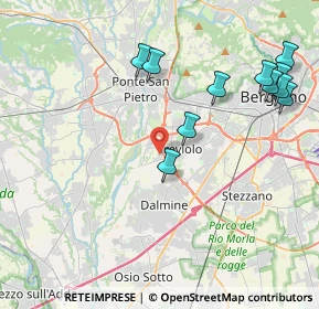 Mappa Via delle Industrie, 24048 Treviolo BG, Italia (4.55091)