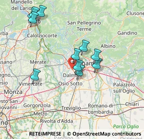 Mappa Via delle Industrie, 24048 Treviolo BG, Italia (14.38273)