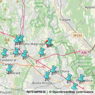 Mappa Via Mauro Venegoni, 21054 Fagnano Olona VA, Italia (5.96308)