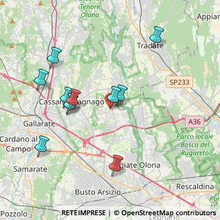 Mappa Via Mauro Venegoni, 21054 Fagnano Olona VA, Italia (3.92455)