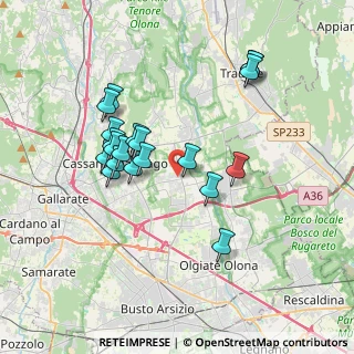 Mappa Via Mauro Venegoni, 21054 Fagnano Olona VA, Italia (3.361)