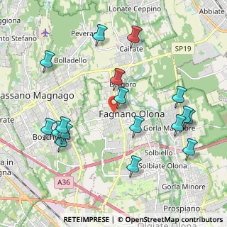 Mappa Via Mauro Venegoni, 21054 Fagnano Olona VA, Italia (2.27882)