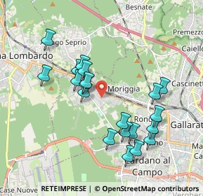 Mappa Via XXV Aprile, 21011 Casorate Sempione VA, Italia (1.81)