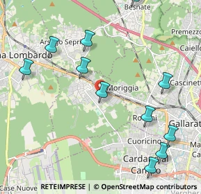 Mappa Via XXV Aprile, 21011 Casorate Sempione VA, Italia (2.46)