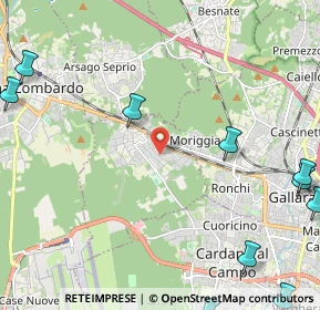 Mappa Via XXV Aprile, 21011 Casorate Sempione VA, Italia (3.48636)