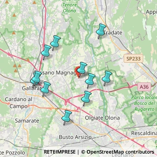 Mappa Via Beato Angelico, 21054 Fagnano Olona VA, Italia (3.69636)