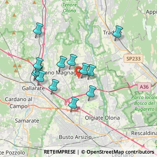 Mappa Via Beato Angelico, 21054 Fagnano Olona VA, Italia (3.52)