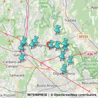 Mappa Via Beato Angelico, 21054 Fagnano Olona VA, Italia (3.29154)