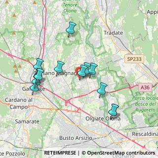 Mappa Via Beato Angelico, 21054 Fagnano Olona VA, Italia (3.65077)