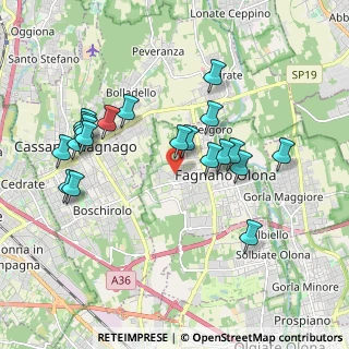 Mappa Via Beato Angelico, 21054 Fagnano Olona VA, Italia (1.9045)