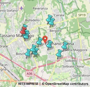 Mappa Via Beato Angelico, 21054 Fagnano Olona VA, Italia (1.58923)