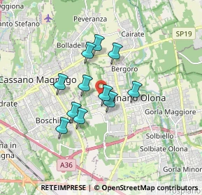 Mappa Via Beato Angelico, 21054 Fagnano Olona VA, Italia (1.29818)