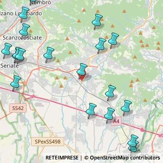 Mappa Via del Fabbricone, 24060 Gorlago BG, Italia (6.3635)