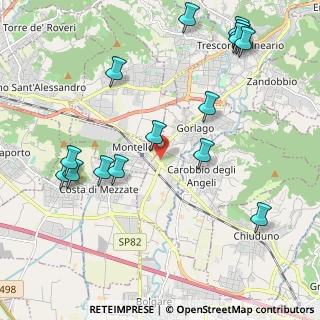Mappa Via del Fabbricone, 24060 Gorlago BG, Italia (2.5275)