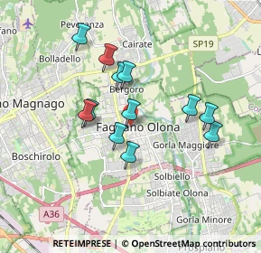 Mappa Piazza Alfredo di Dio, 21054 Fagnano Olona VA, Italia (1.5025)