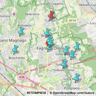 Mappa Piazza Alfredo di Dio, 21054 Fagnano Olona VA, Italia (1.92154)
