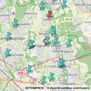 Mappa Piazza Garibaldi, 21054 Fagnano Olona VA, Italia (2.4745)