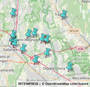 Mappa Piazza Alfredo di Dio, 21054 Fagnano Olona VA, Italia (4.18)