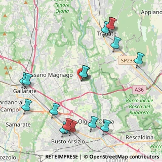 Mappa Piazza Garibaldi, 21054 Fagnano Olona VA, Italia (5.10313)