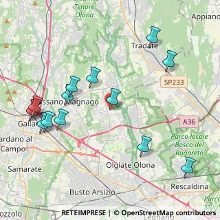 Mappa Piazza Alfredo di Dio, 21054 Fagnano Olona VA, Italia (4.74786)