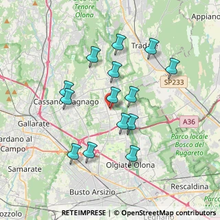 Mappa Piazza Garibaldi, 21054 Fagnano Olona VA, Italia (3.40429)