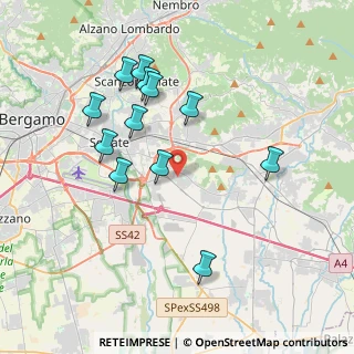 Mappa 24060 Brusaporto BG, Italia (3.75667)