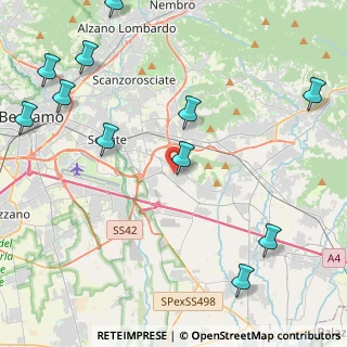 Mappa 24060 Brusaporto BG, Italia (5.73636)