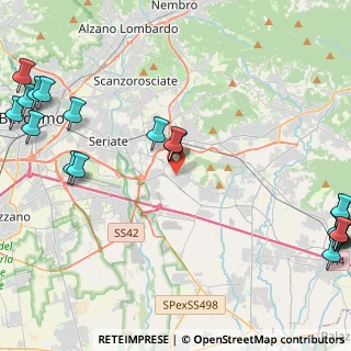Mappa 24060 Brusaporto BG, Italia (6.7135)