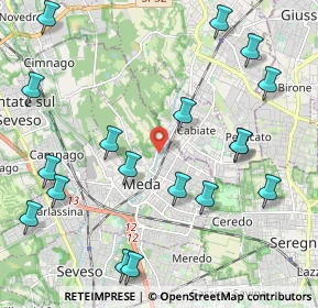 Mappa Via Como, 20821 Meda MB, Italia (2.52722)
