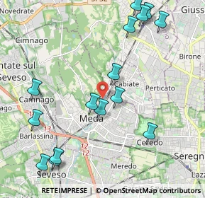 Mappa Via Como, 20821 Meda MB, Italia (2.42867)
