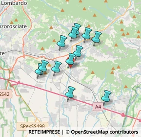 Mappa Via Croatelli, 24060 Carobbio degli Angeli BG, Italia (2.87667)