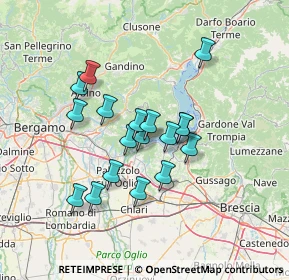 Mappa Via Donizetti, 24067 Sarnico BG, Italia (11.14722)
