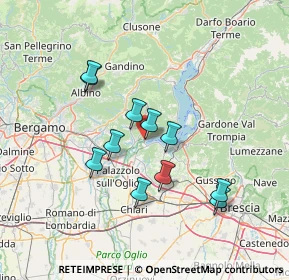 Mappa Via Donizetti, 24067 Sarnico BG, Italia (12.21909)