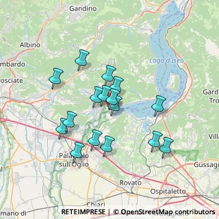 Mappa Via Donizetti, 24067 Sarnico BG, Italia (6.08438)