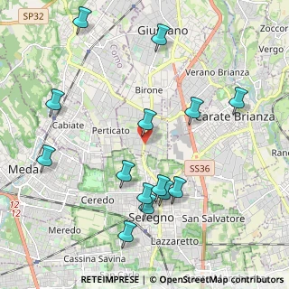 Mappa GIUSSANO IV Novembre, 20833 Giussano MB, Italia (2.25357)