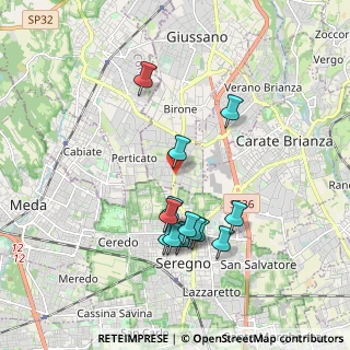 Mappa GIUSSANO IV Novembre, 20833 Giussano MB, Italia (1.73923)