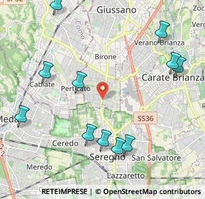 Mappa GIUSSANO IV Novembre, 20833 Giussano MB, Italia (2.49)